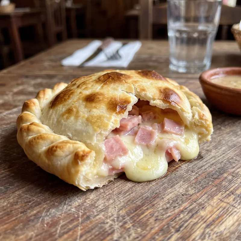 Empanada de jamón y queso