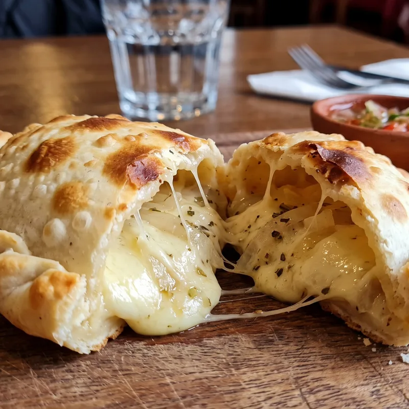 Empanada de queso y cebolla