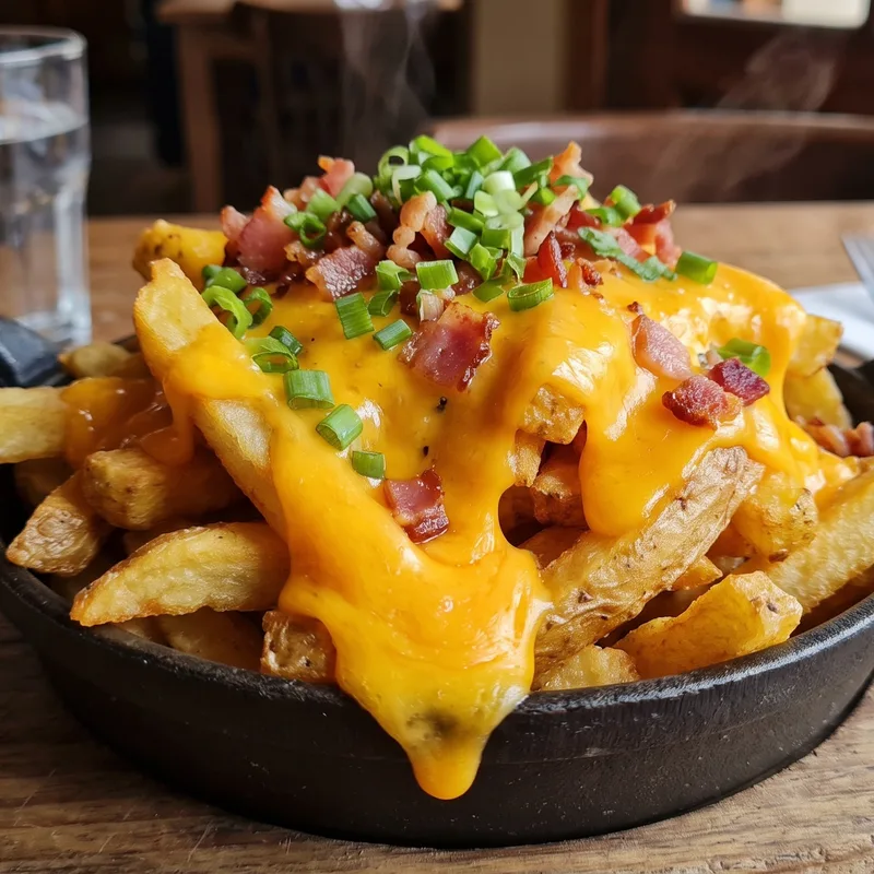 Papas cheddar